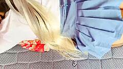 Want to see the student bend over for her teacher?