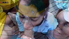 hunk in gay group sex scene