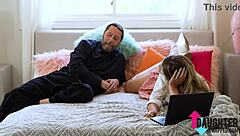 I got bad grades, so river lynn and celestina blooms punished me with blowjobs