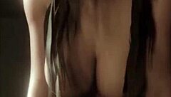 This tricky pov cartoon shows anime dancing and striptease.