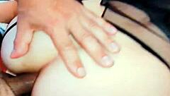 skinny milf wife with open asshole for homemade anal assfucking.