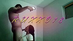 I fucked her mouth while she recorded the blowjob scene.