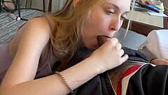 She takes it all the way down her throat for gakworld and gakteeem4, feeling every inch