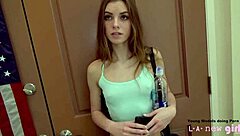 Russian Whore Anna Thorne Fucks Guy and Redhead