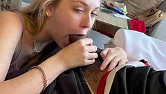 She takes it all the way down her throat for gakworld and gakteeem4, feeling every inch