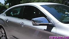 Stepsisters Gianna And Savannah Get Stroked By Stud In 3some