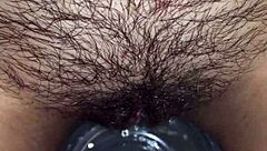 slender brunette pissing in panties during steamy shower compilation