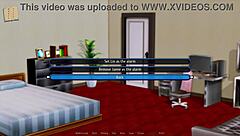 Explore the harem hotel in this anime game episode 174 with detailed scenes.