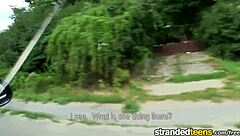 Hey, check out this Mofos video where Elisabeth, a stranded teen, gets freed by a MILF in HD with natural tits and cumshot.