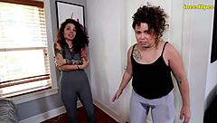 Girls piss their pants in real desperation!