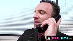 Naughty Intern Wants Married Boss's BWC In Her Ass