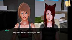 in this 3d hentai game, my new family episode 215 features milf and teen sex scenes