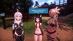 In MONSTER GIRL ISLAND, the prologue begins part one