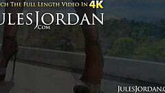 Hey, Jules Jordan's Bambi Barton gets big black cock from Steele in lingerie.