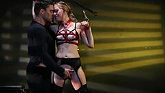 why is this bound sub giving such a messy blowjob?