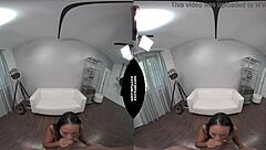 Czech brunette bent over for hardcore POV doggystyle