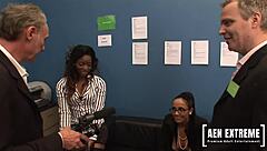 company interview turns into group casting with jasmine web and romana ryder