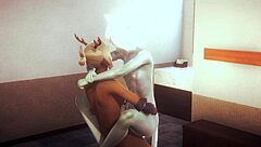 cat boy creampied by futanari girls in hentai