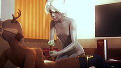 cat boy creampied by futanari girls in hentai