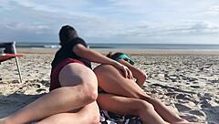 milf gets unexpected anal creampie in public, not ready for monster cock