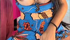 Peruvian Teen 18+ in Lingerie Masturbates and Blows Pussy