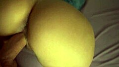 eliza evans rides big cock doggystyle, her huge ass bouncing on my verga