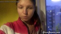 waiting for visa in st petersburg with russian blonde teen
