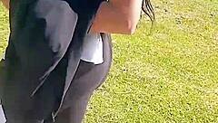 The boyfriend left this beautiful milf alone, so i took advantage to take her home. part 1 2