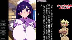 Latina maid lady seductively shows her sexy tits and boobs in detail.