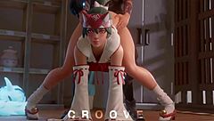 yo, check this wild overwatch kiriko porn compilation with sound! 🔥
