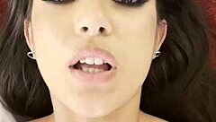 nuria millan fingers shaved pussy to orgasm