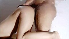 teen 18+ couple doggystyle bent over creampie amateurs