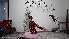 Yoga Lesson 343 With Fetish Small 18+ Tits Babe Shaved Slut Milf Shaved Pussy Wife Horny