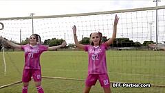 Soccer Trainer Makes Chicks Squirt After Training!