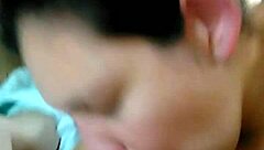 Beautiful woman gives a deep blow job to a big cock for fun