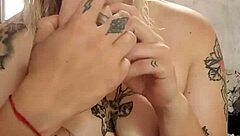 Blanquita toys with dildos, squirting hard in messy solo play.