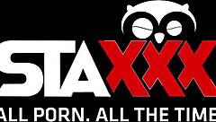 Hot redhead pounded by monster cock while he watches