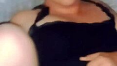 Slut Lifts Leg for Creampie Dinner