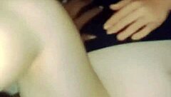 Slut Lifts Leg for Creampie Dinner