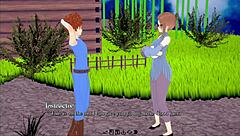 teen groping in hentai game peaks