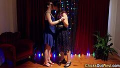 Chubby Australian Lesbian Brunette With Natural Tits And Hairy Pussy