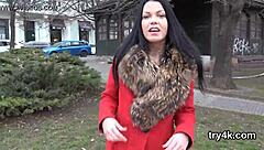 erotic cutie sucks cock in pov, then gets her pink snatch shagged