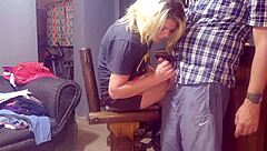 MY STEPSIS LOST BET, JERKS ME OFF