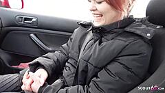 i picked up petite redhead lizzy rose for rough outdoor sex