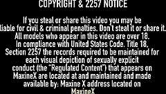 maxine x undresses in lingerie to control your orgasms