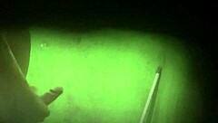 Jerking off in the house bathroom feels so thrilling