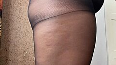 I love teasing in transparent pantyhose during our fetish conversations about big tits and milf orgasms.