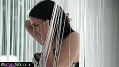 European Cutie Gets Facial After Intense Sex!