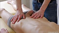 Hot gay massage! Blowjob in 69!