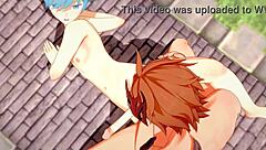 genshin impact yaoi - tartaglia x chongyun blowjob and anal with creampie